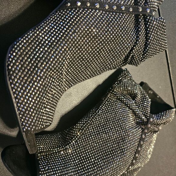 Gianni Bini Black Studded Ankle Booties - Picture 2 of 8